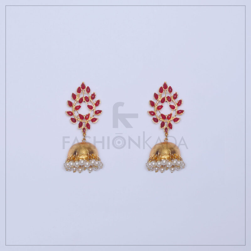 Red Royal Jhumka