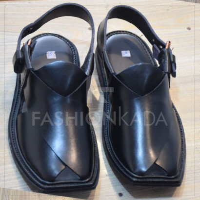 Charsadda Chappal Black Choras